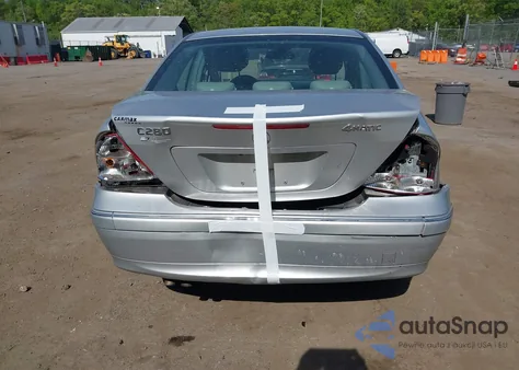 2007 Mercedes-Benz C 280 Luxury 4Matic z USA, uszkodzony, nr VIN WDBRF92H57F889820